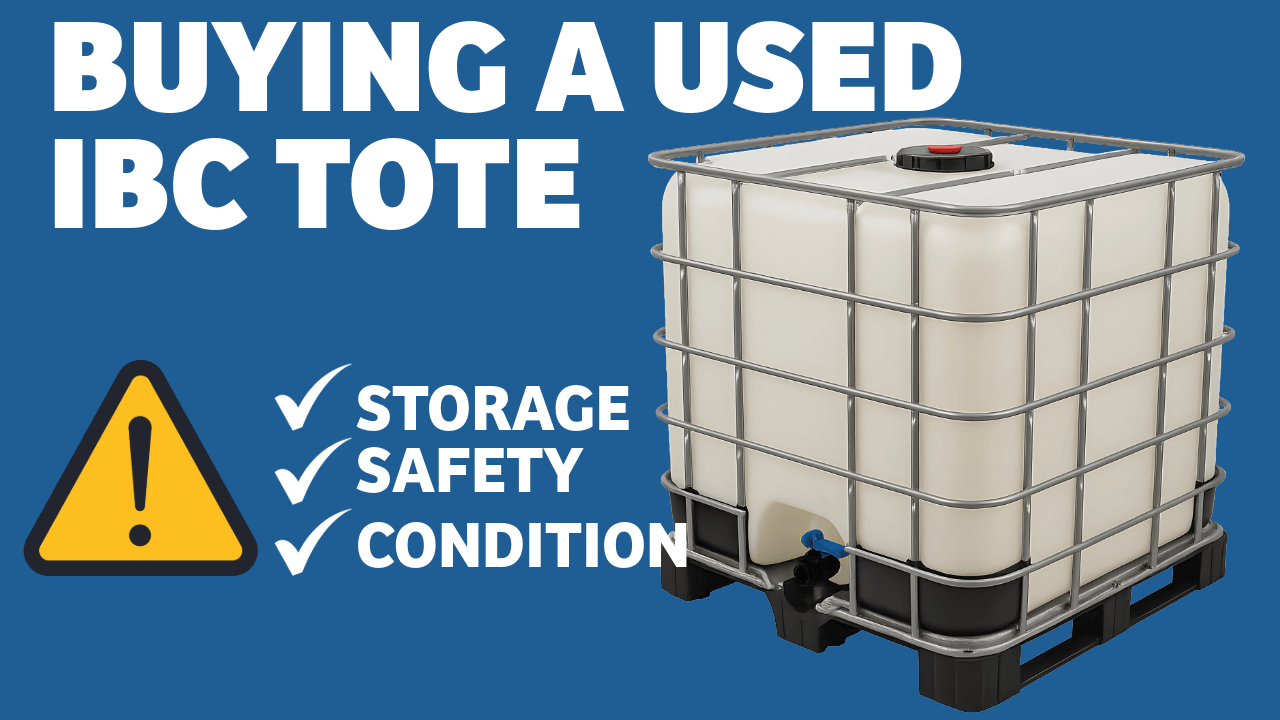 Buying a used IBC tote
